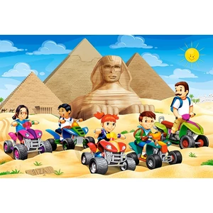 Castorland C-08521-P - Földön, Vízen, Levegőben - 54 db-os Mini puzzle