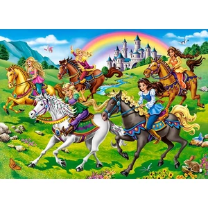 Castorland B-27507 - Hercegnők a lovaikkal - 260 db-os puzzle
