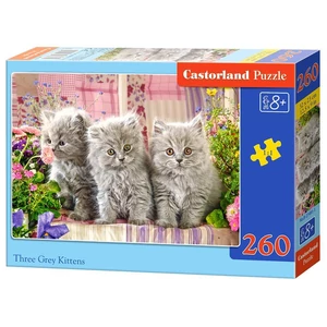 Castorland B-27491 - Három szürke cica - 260 db-os puzzle