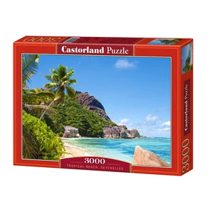 Castorland C-300228 - Trópusi tengerpart Seychelles - 3000 db-os puzzle
