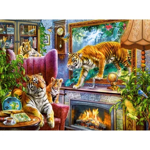 Castorland C-300556 - Életre kelt tigrisek - 3000 db-os puzzle