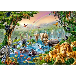 Castorland B-52141 - Folyó a dzsungelben - 500 db-os puzzle