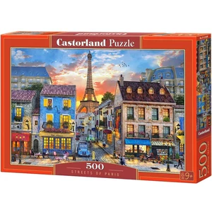 Castorland B-52684 - Párizs utcái - 500 db-os puzzle