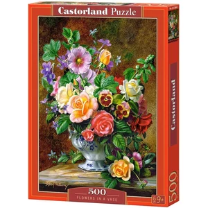 Castorland B-52868 - Virágok vázában - 500 db-os puzzle