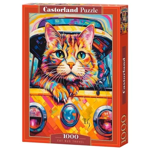Castorland C-105229 - Cica a csomagtartóban - 1000 db-os puzzle