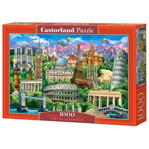 Castorland 1000 db-os puzzle - Híres látnivalók (C-104901)