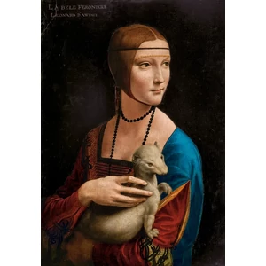 Castorland C-105168 - Hölgy hermelinnel, Leonardo da Vinci - 1000 db-os Art Collection puzzle