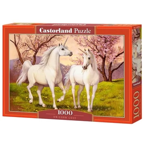 Castorland C-105236 - Szerelmes unikornisok - 1000 db-os puzzle