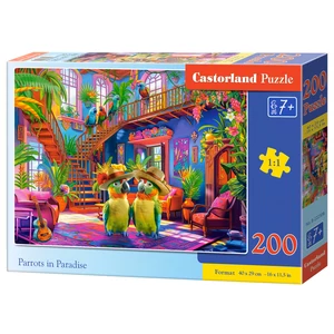 Castorland 200 db-os puzzle - Papagály paradicsom (B-222308)
