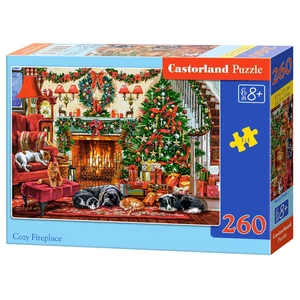 Castorland B-27668 - Hangulatos kandalló - 260 db-os puzzle