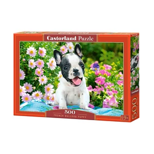 Castorland B-53650 - Francia bulldog kiskutya - 500 db-os puzzle