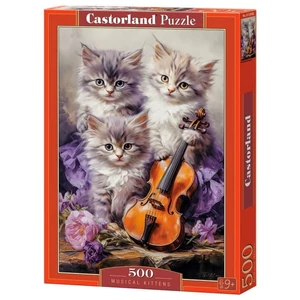 Castorland B-53988 - Éneklő macskák - 500 db-os puzzle