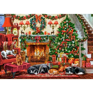 Castorland B-54060 - Hangulatos kandalló - 500 db-os puzzle