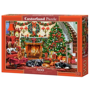 Castorland B-54060 - Hangulatos kandalló - 500 db-os puzzle