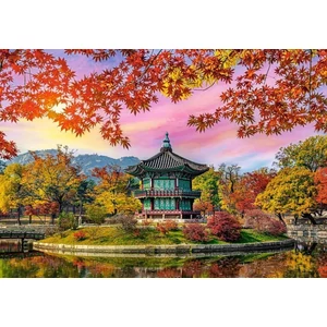 Castorland C-105366 - Napkelte Sakrisoy szigeten, Norvégia - 1000 db-os puzzle