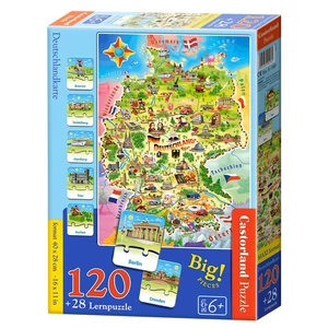 Castorland E-180 - Németország - Oktató puzzle