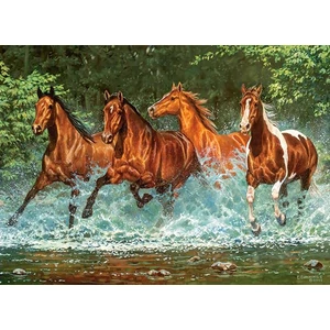 Castorland B-030361 - Rohanás a folyóban - 500 db-os puzzle