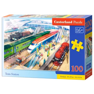 Castorland B-111190 - Vasútállomás - 100 db-os puzzle