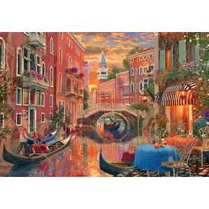 Castorland 1500 db-os puzzle - Romatikus este Velencében (C-151981)