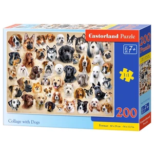 Castorland B-222162 - Kutya kollázs - 200 db-os puzzle