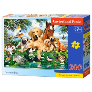 Castorland B-222063 - Nyári cimborák - 200 db-os puzzle