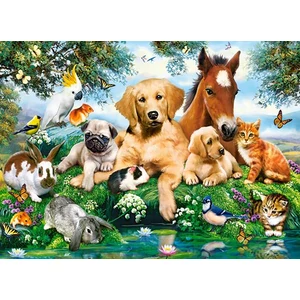 Castorland B-222063 - Nyári cimborák - 200 db-os puzzle