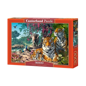 Castorland 3000 db-os puzzle - Tigris menedék (C-300600)