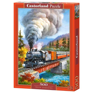 Castorland B-53216 - Vonat a folyó felett - 500 db-os puzzle