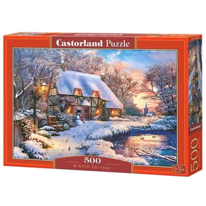 Castorland B-53278 - Téli házikó - 500 db-os puzzle