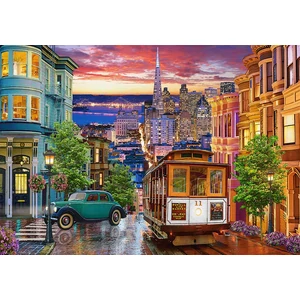 Castorland B-53391 - Villamos San Francisco-ban - 500 db-os puzzle