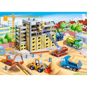 Castorland B-070138 - A nagy építkezés - 70 db-os puzzle