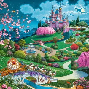 Castorland C-105243 - Hamupipőke kastélya - 1000 db-os puzzle
