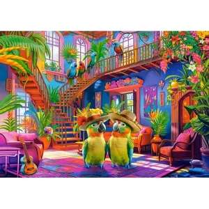 Castorland 500 db-os puzzle - Papagályok a paradicsomban (B-53995)