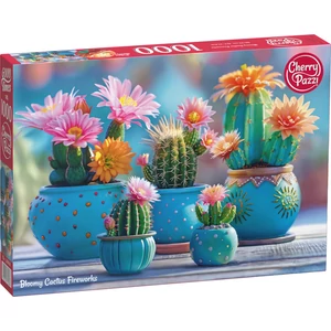 CherryPazzi 30868 - Bloomy Cactus Fireworks - 1000 db-os puzzle