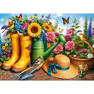 CherryPazzi 31087 - Golden Boots, Blooming Roots - 1000 db-os puzzle