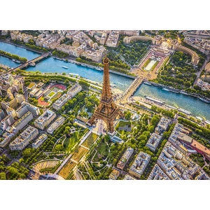 CherryPazzi 30189 - View over Paris Eiffel Tower - 1000 db-os puzzle