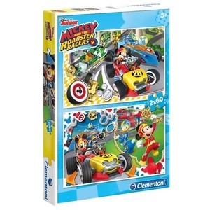 Clementoni 07130 - Mickey egér és barátai - 2 x 60 db-os puzzle