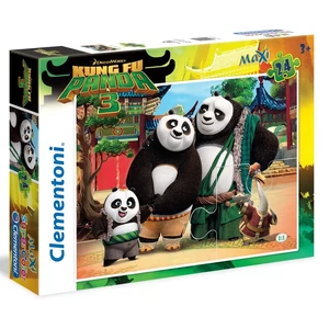 Clementoni 24475 - Kung Fu Panda 3. - 24 db-os Szuper színes Maxi puzzle