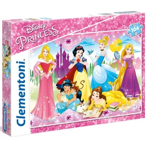 Clementoni 27086 - Disney Princess - 104 db-os Szuper Színes puzzle