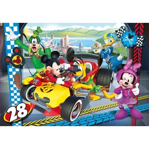Clementoni 27984 - Mickey Mouse és barátai - Verseny - 104 db-os Szuper színes puzzle