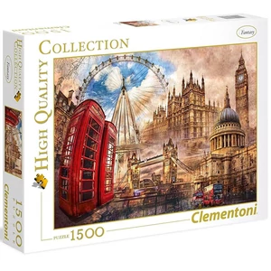 Clementoni 31807 - Londoni nosztalgia - 1500 db-os puzzle