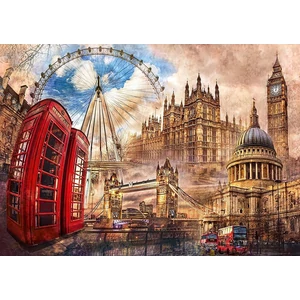 Clementoni 31807 - Londoni nosztalgia - 1500 db-os puzzle