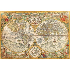 Clementoni 32557 - Antik térkép - 2000 db-os puzzle