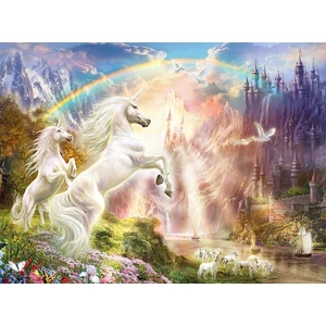 Clementoni 35054 - Unikornisok napnyugtakor - 500 db-os puzzle