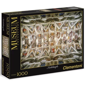 Clementoni 39225- Museum Collection - Michelangelo - Sixtus kápolna - 1000 db-os puzzle