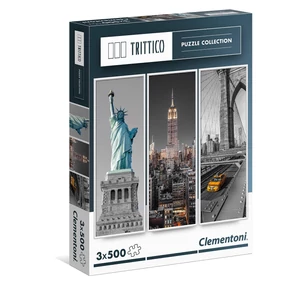 Clementoni 39305 - Trittico - New York - 3 x 500 db-os puzzle