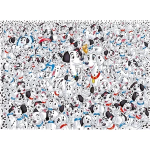 Clementoni 39358 - A lehetetlen puzzle - 101 kiskutya - 1000 db-os puzzle