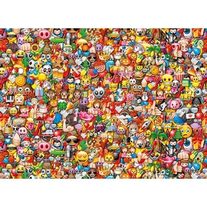 Clementoni 39388 - A lehetetlen puzzle - Emoji - 1000 db-os puzzle