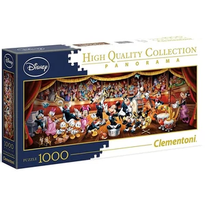 Clementoni 39445 - Panoráma puzzle - Disney mesehősök - 1000 db-os puzzle