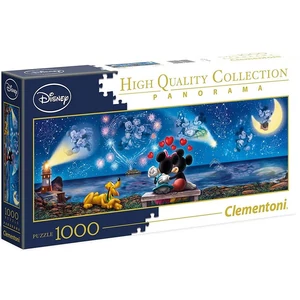 Clementoni 39449 - Panoráma puzzle - Mickey és Minnie - 1000 db-os puzzle